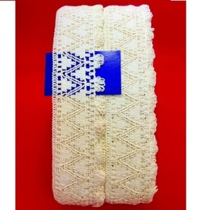 6170 RENDA DE ALGODAO CRU 55MM 30M