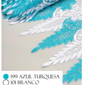 GUIPIR CHL645 199/101 TURQUESA/BCO 23CM