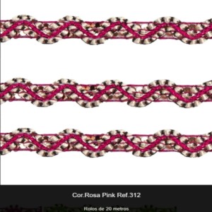 GALAO 66 312 PINK LARG:1,5CM 20METROS