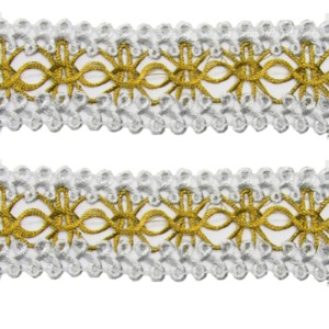 GALAO 84 110 PRATA AMARELO LARG:2,5CM