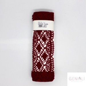 ORD92 BICO ALGODAO VINHO LARG:6,5CM