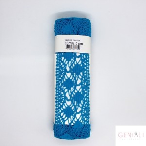 ORD93 MEIO ALGODAO TURQUESA LARG:6CM