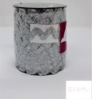 SIANINHA 9MM METALIZADA PRATA 334/04 50M