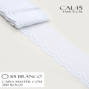 BORDADO CAL15 5,0CM 100%ALGODAO