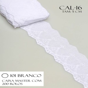 BORDADO CAL16 5,0CM 100%ALGODAO