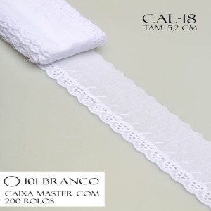 BORDADO CAL18 5,2CM 100%ALGODAO