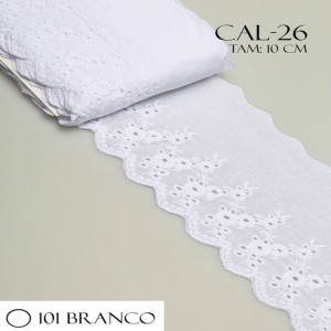 BORDADO CAL26 10,0CM 100%ALGODAO 13,7M