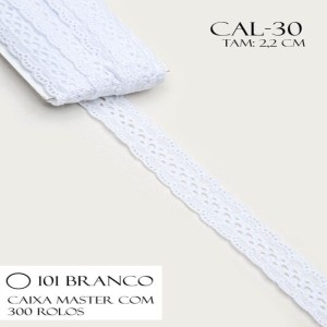 BORDADO CAL30 2,2CM 100%ALGODAO