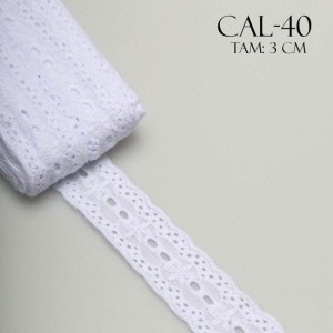 BORDADO CAL40 3,0CM 100%ALGODAO