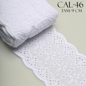 BORDADO CAL46 9,0CM 100%ALGODAO