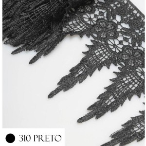 GUIPIR CHL026 310 PRETO 18CM 13,7M