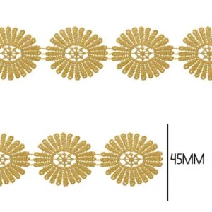 GUIPIR CHL532 OURO LARG:4,5CM