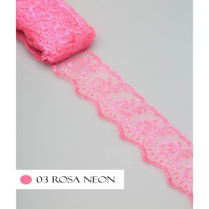 TULE CRL02 03 PINK NEON LARG:4,0CM