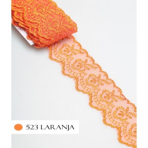 TULE CRL02 523 LARANJA LARG:4,0CM