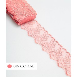 TULE CRL02 816 CORAL LARG:4,0CM
