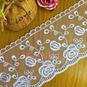 TULE CRL05 101 BRANCO 9,7CM 13,70MTS