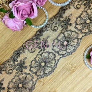 TULE CRL01 OURO VELHO LARG:7,5CM