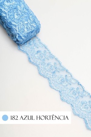 TULE CRL02 182 AZUL MOTORISTA LARG:4,0CM