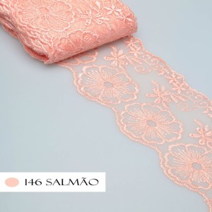 TULE CRL01 147 SALMAO LARG:7,5CM