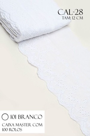 BORDADO CAL28 12,0CM 100%ALGODAO 13,7M