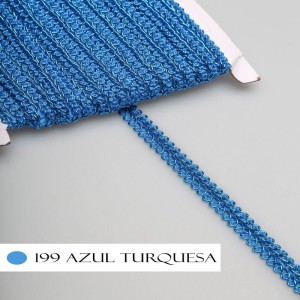 GALAO 91 METALIZADO 199 TURQUES 10MM 20M