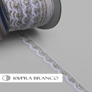 RENDA R001 0,9CM 50M 101/PRATA
