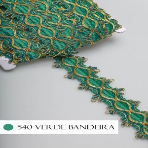 GALAO 86 540 BANDEIRA OURO LARG:5,0CM