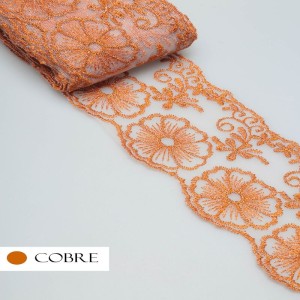 TULE CRL01 COBRE LARG:7,5CM 13,7M