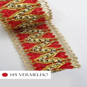 GALAO 067 145 VERMELHO/OURO 40MM 20M