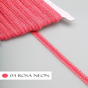 GALAO 91 METALIZADO 03 ROSA 10MM 20M