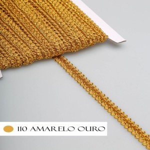 GALAO 91 METALIZADO 110 AM OURO 10MM 20M