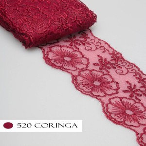 TULE CRL01 520 BORDO LARG:7,5CM