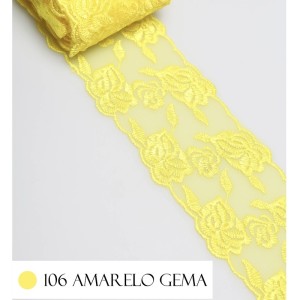 TULE CRL08 106 CANARIO LARG:7,0CM 13,7M