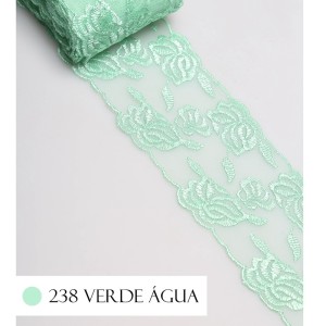 TULE CRL08 238 VERDE AGUA 7,0CM 13,7M