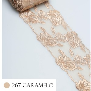 TULE CRL08 267 CARAMLEO LARG:7,0CM 13,7M