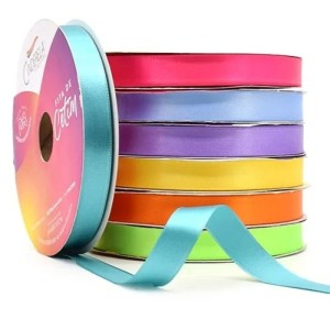 Fita de Cetim n3 - 15mm 50 Metros Diversas Cores