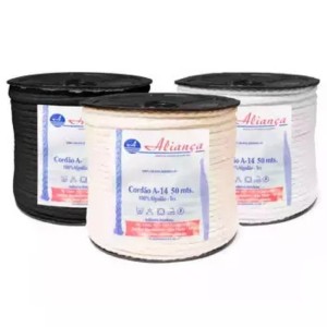 Cordão de Algodão Trançado Aliança A14 6mm 50m