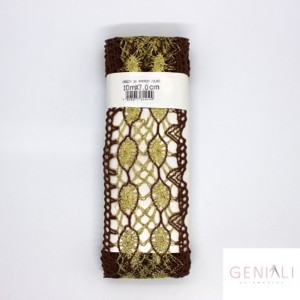 ORD34 BICO MARROM.OURO 7CM