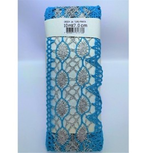 ORD34 BICO TURQUESA.PRATA 7CM 10M