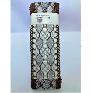 ORD35 ENTREMEIO MARROM.PRATA 7.0CM 10MTS