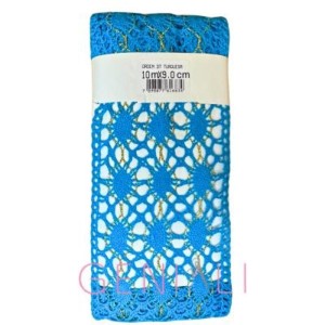 ORD37 ENTREMEIO TURQUESA.OURO LARG:9CM