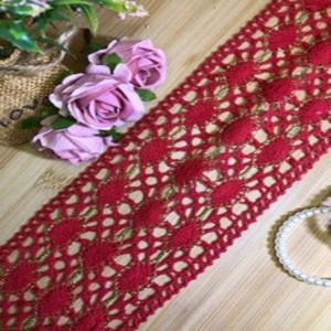 ORD37 ENTREMEIO VERMELHO.OURO LARG:9CM