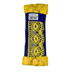 ORD598 BICO ALGODAO AMARELO.OURO 5,5CM