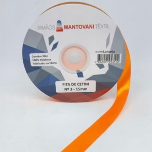 FITA CETIM N3 15MM 50M LARANJA MANTOVAN