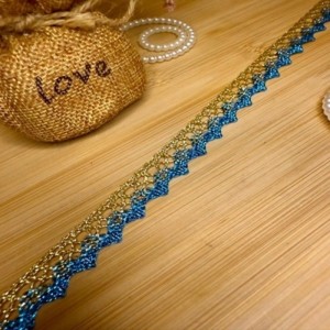 GALAO TG43012 199 TURQUESA/OUR 1,4CM 20M