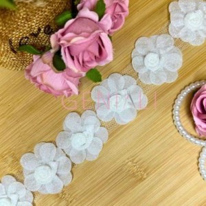 TULE TR240318 BRANCO OFF 4,0CM 13,7M