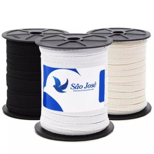 Cadarço 12mm Sarjado São José de Algodão Ref.3012 com 50mts