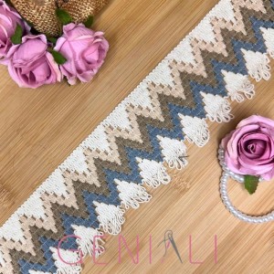 RENDA DEGRADÊ HAK 6,4CM - 10M COR8214