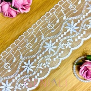 TULE YL303 101 BRANCO LARG:8,3CM
