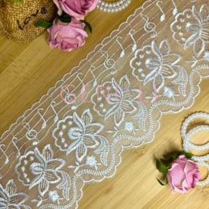 TULE YL307 101 BRANCO LARG:10,3CM